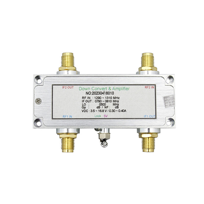 RF Downconverter ثنائي القناة 200-3500MHz 5VDC