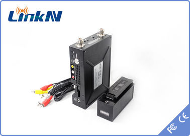 العسكرية التكتيكية Manpack COFDM Transmitter HDMI &amp; CVBS ثنائي الاتجاه Intercom AES256 تشفير 2W طاقة الإخراج