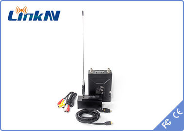 Tactical Manpack Wireless Aduio Video Transmitter COFDM HDMI &amp; CVBS AES256 تشفير ثنائي الاتجاه انتركم