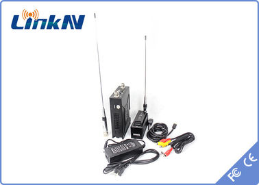 جهاز إرسال فيديو للشرطة يبلغ طوله 1-3 كم COFDM QPSK HDMI و CVBS H.264 تشفير منخفض التأخير AES256