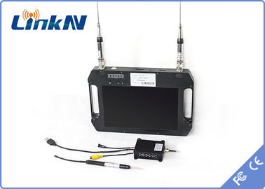 20km 110g UAV Video Link COFDM Transmitter &amp; Receiver HDMI CVBS AES256 التشفير منخفض الكمون