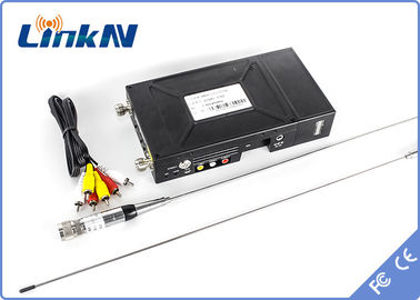 نظام فيديو رقمي لاسلكي COFDM عسكري من Manpack FHD HDMI و CVBS H.264 AES256 التشفير