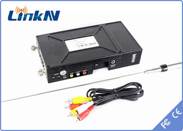 جهاز إرسال فيديو عسكري تكتيكي NLOS COFDM HDMI و CVBS AES256 تشفير منخفض التأخير اتصال داخلي ثنائي الاتجاه