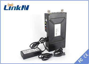 نظام فيديو رقمي لاسلكي COFDM عسكري من Manpack FHD HDMI و CVBS H.264 AES256 التشفير