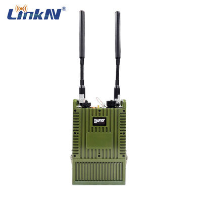 الشرطة IP66 التكتيكية MESH Radio 4G GPS / BD PPT WiFi AES التشفير مع مؤشر رقمي LCD وطاقة البطارية