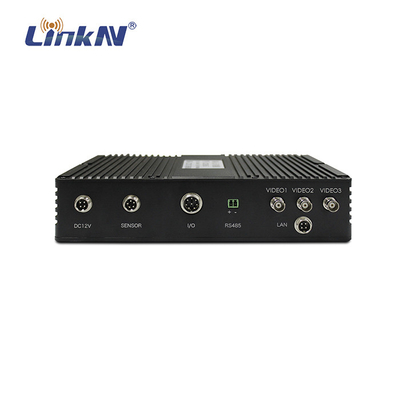 جهاز إرسال فيديو بطول 2 كم UGV فيديو عالي الدقة وبيانات تشفير COFDM H.264 AES256