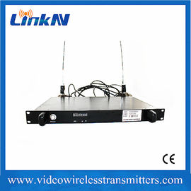 COFDM Video Receiver 1U Rack Mount SDI HDMI استقبال تنوع 300-2700 ميجاهرتز