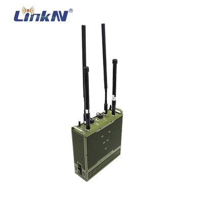 يدمج راديو MESH 10W التابع للشرطة العسكرية تشفير 10W LTE Base Station IP66 AES مع البطارية