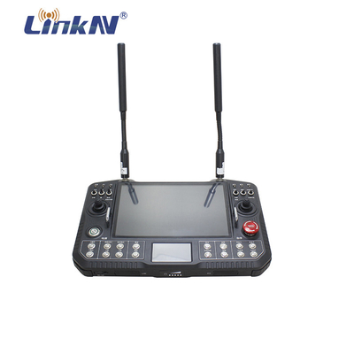 LKAV3109 مقاوم للماء الصناعي 10.1 بوصة شاشة UGV EOD الروبوتات جهاز تحكم عن بعد