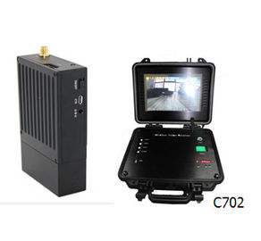 جهاز استقبال فيديو محمول COFDM HDMI CVBS AES256 تشفير H.264 مع بطارية
