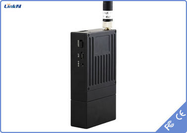 1.5km COFDM جهاز بث فيديو HDMI &amp; CVBS للشرطة العسكرية AES256 تأخير منخفض