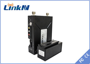 Police  Manpack FHD Video Transmitter COFDM Voice Intercom AES256 Encryption Battery Powered