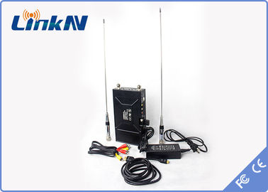 جهاز إرسال فيديو عالي الدقة تكتيكي 1-3 كجم Manpack HDMI CVBS AES256 تشفير ثنائي الاتجاه انتركم