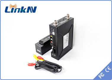 Manpack Wireless Aduio Video Transmitter COFDM HDMI &amp; CVBS AES256 تشفير ثنائي الاتجاه انتركم