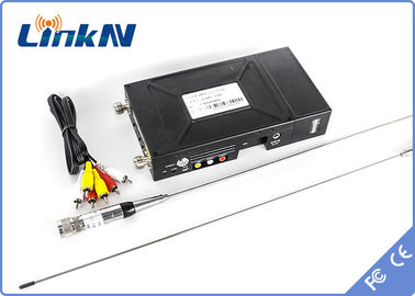 LKAV1506 Manpack العسكري COFDM نظام الفيديو الرقمي اللاسلكي FHD HDMI &amp; CVBS H.264 تشفير AES256