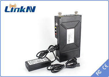 LKAV1506 Manpack العسكري COFDM نظام الفيديو الرقمي اللاسلكي FHD HDMI &amp; CVBS H.264 تشفير AES256