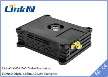 LKAV1614 1W أجهزة بث الفيديو اللاسلكية COFDM HD UAV DRONE Transmitter