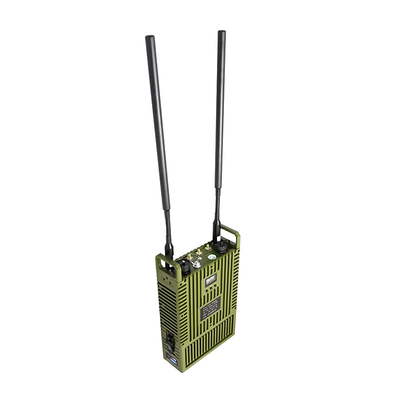 عسكرية Manpack MANET راديو 43dBm AES256 FHSS تردد الهبوط AES256