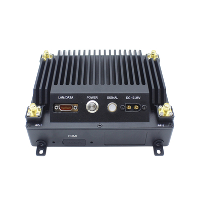70MHz-6GHz Long Distance التردد التكتيكي القفز طائرة بدون طيار وصلة بيانات MANET AES256 للاتصالات بعيدة المدى