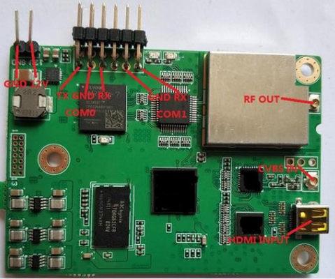 LKAV6101 AES256 20km MIMO UAV Data Link PCBA لمتطلبات العملاء