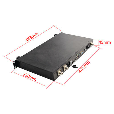 LKAV1302 جهاز استقبال فيديو COFDM مثبت على مركبة الشرطة استقبال التنوع HDMI SDI DC12V
