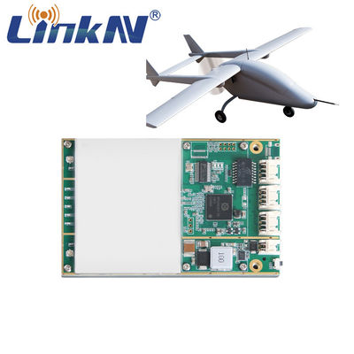 LKAV6306 10KM طائرة بدون طيار عسكرية وحدة UAV الطاقة الخروجية 4W MIMO وصلة البيانات