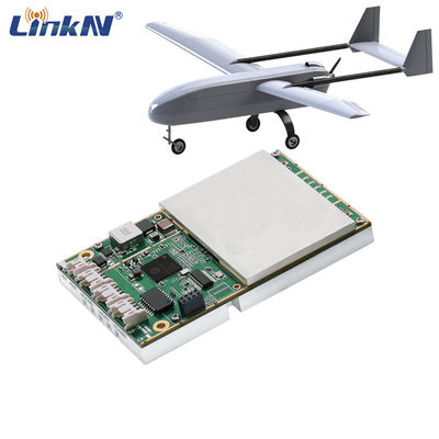 LKAV6306 15km وحدة IP العسكرية 4W الطاقة 350MHz-4GHz UAV اتصال بيانات الفيديو