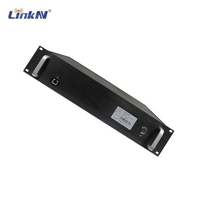LKAV1707 الشرطة العسكرية 43dBm قوة عالية 2U COFDM جهاز بث فيديو HDMI / SDI CVBS AES256 300-2700MHz قابلة للتخصيص