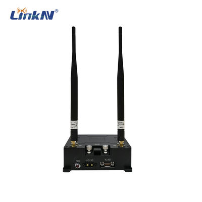 رابط بيانات الطائرات بدون طيار العسكرية للشرطة 10 كم IP MESH متعدد القفزات عرض النطاق الترددي العالي AES DC12V-24V