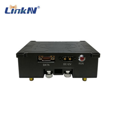 رابط بيانات الطائرات بدون طيار العسكرية للشرطة 15 كم IP MESH Relay متعدد القفزات 82Mbps AES DC12V-24V