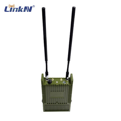 العسكرية التكتيكية IP66 MESH راديو Multi-hop 82Mbps MIMO 10W عالية الطاقة AES Enrcyption مع البطارية