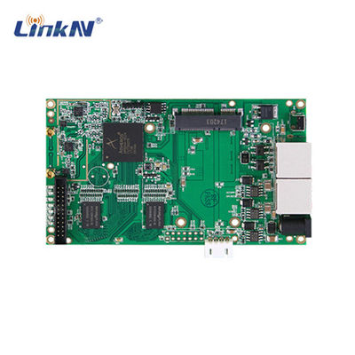 وحدة راديو الشرطة العسكرية التكتيكية IP MESH 5 جيجا هرتز 1 واط تشفير AES 7V-48V DC
