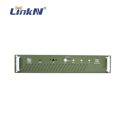 محطة قاعدة السيارة 4G LTE 2U IP Mesh Radio 43dBm AES Encryption GPS / BD