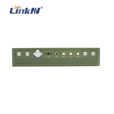 محطة قاعدة السيارة 4G LTE 2U IP Mesh Radio 43dBm AES Encryption GPS / BD