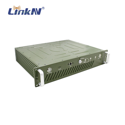 محطة قاعدة السيارة 4G LTE 2U IP Mesh Radio 43dBm AES Encryption GPS / BD